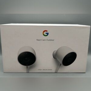 Google Nest NC2400ES Outdoor Security Cameras - 2 Pack